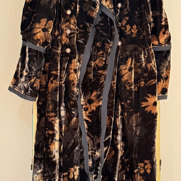 Free people velvet sunflower duster jacket - Picture 4 of 5